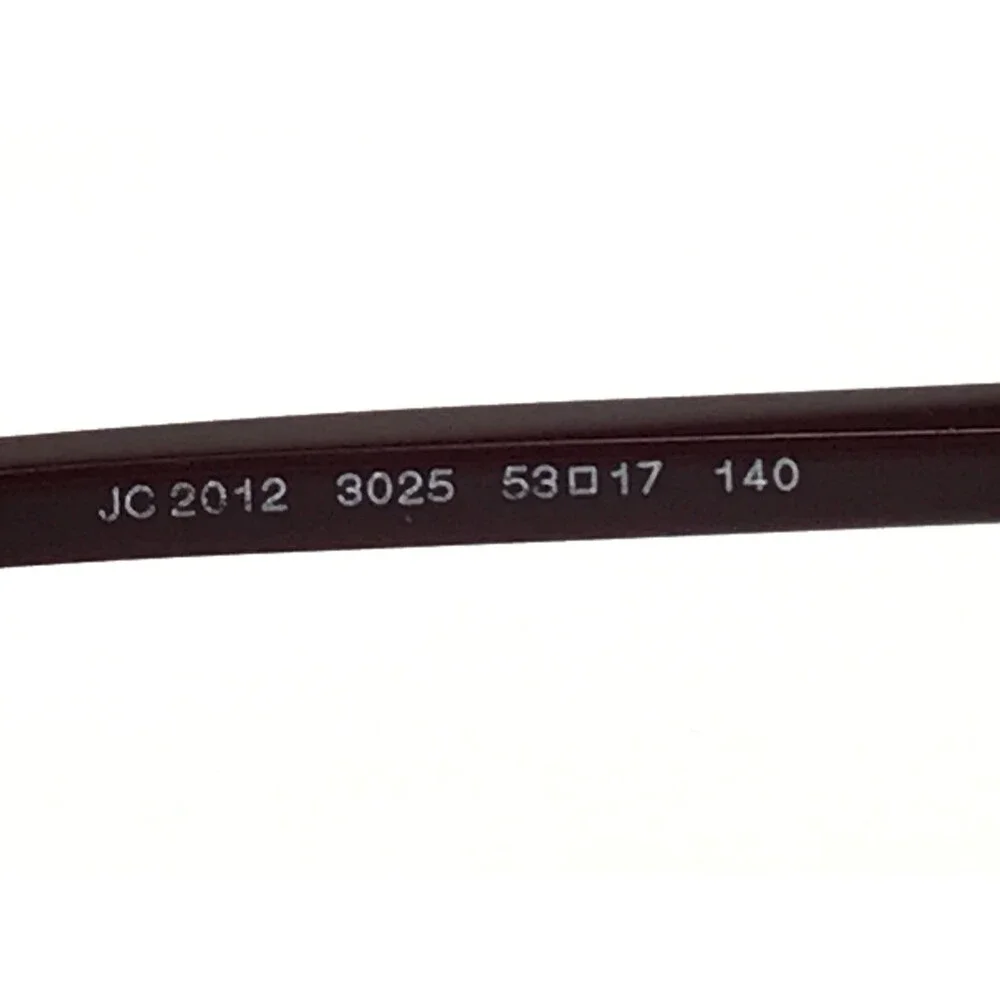 Jimmy Choo Eyeglasses Frames JC2012 3025 Red Gold Cat Eye Wire Rim 53-17-140